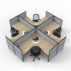 4 Seater Workstation